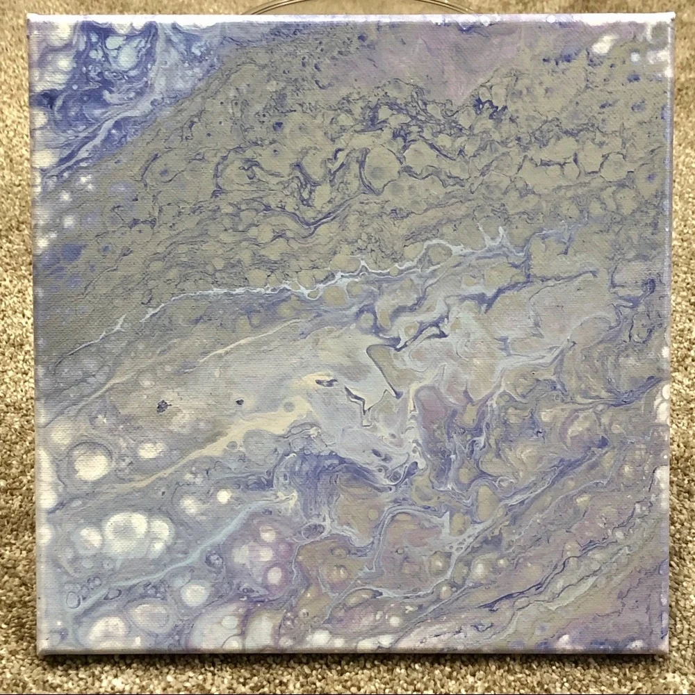 Abstract Acrylic Pour Canvas Art